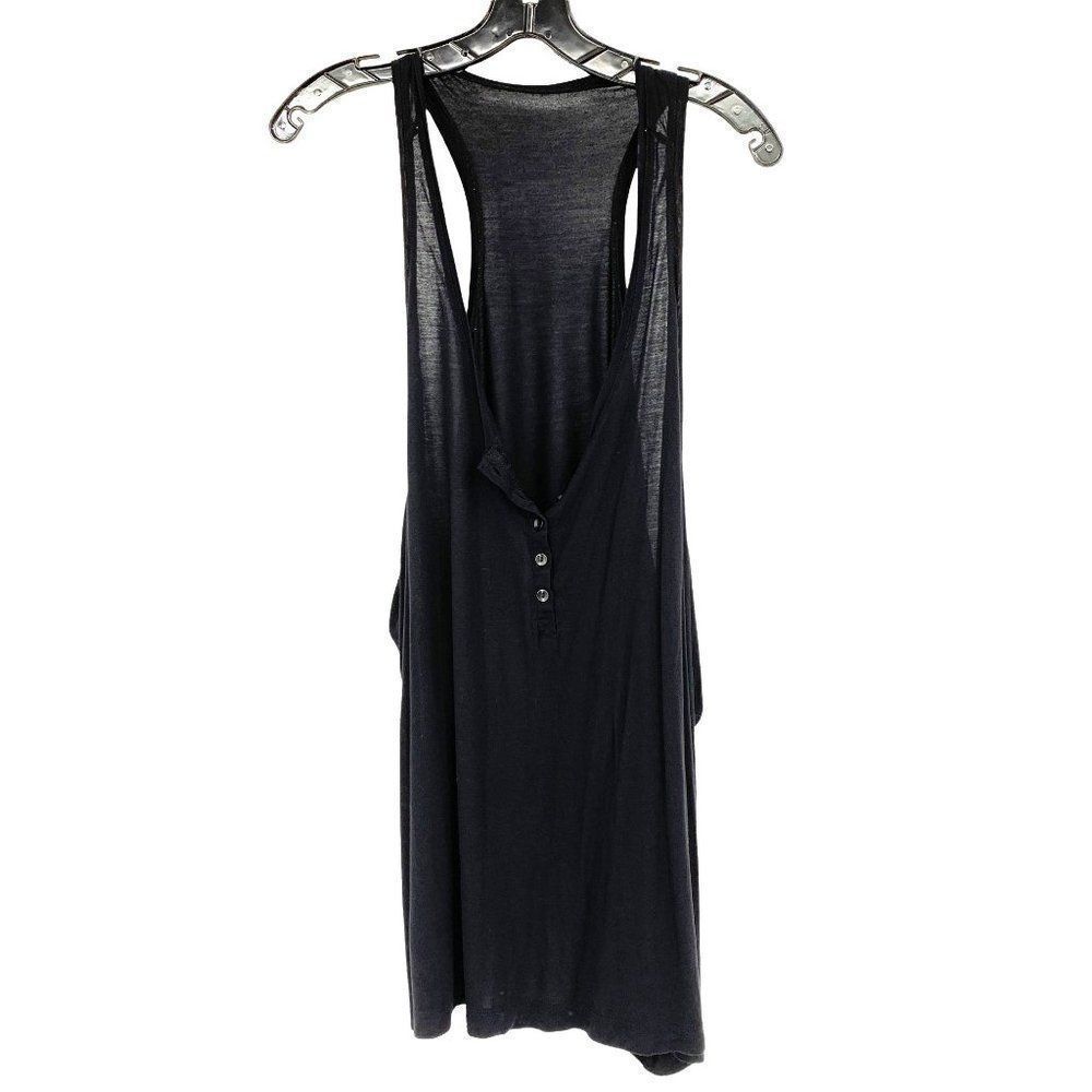 H&M racer back swing tank L/XL Trapeze 1893 Black Ultra Soft Oversized